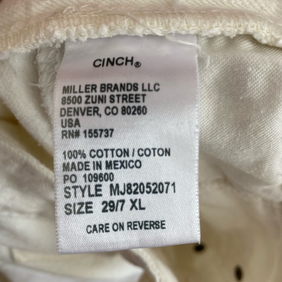 Ada White Cinch Jeans - Picture 6 of 6